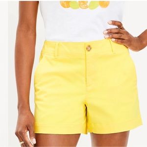 Ann Taylor Loft Moreno Chino Shorts size 4